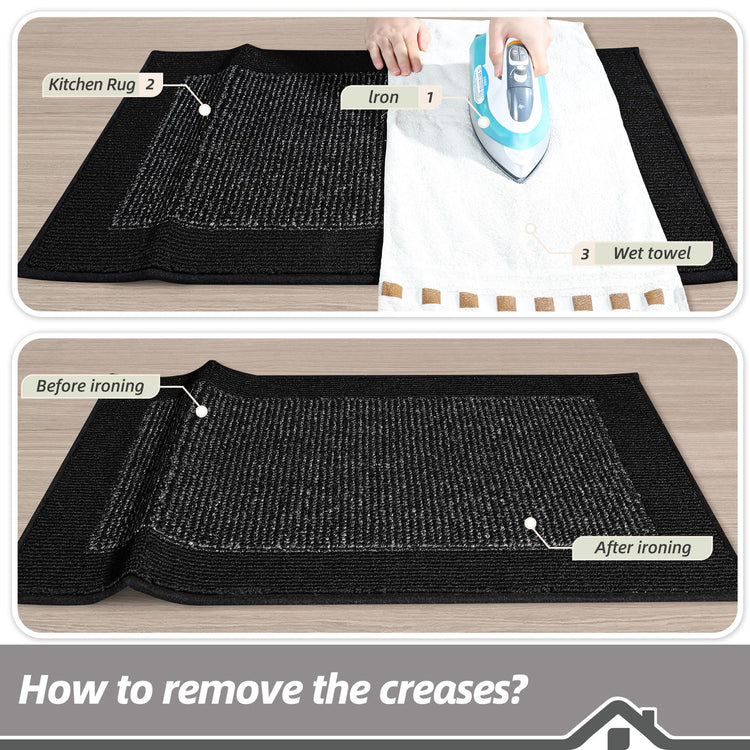Kitchen Rugs Set of 2 (15 Sq Ft)