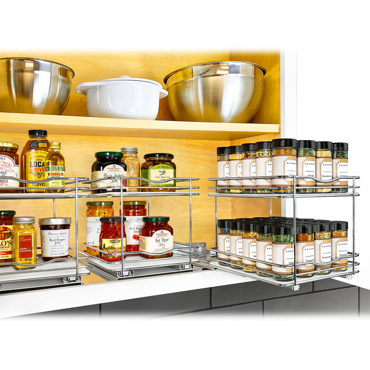 Pull Out Spice Organization for Cabinets
