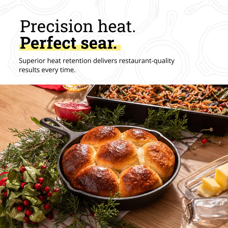 Pre Seasoned Cast Iron Skillet