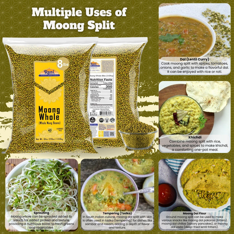 Rani Moong Whole (128 Ounce)