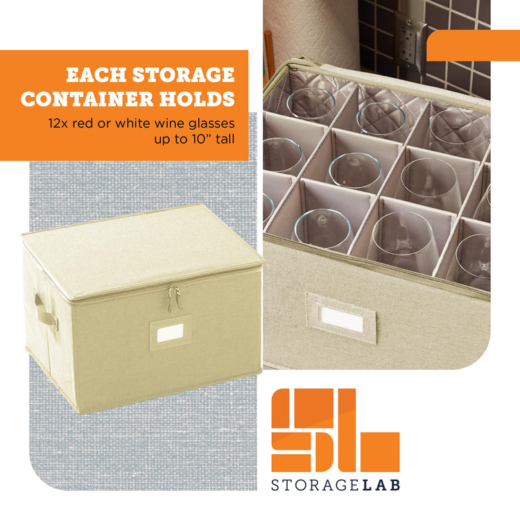 Wine Glass Storage Case