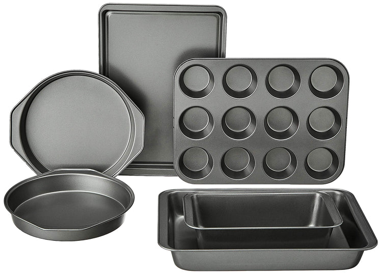 6 Piece Nonstick Carbon Steel Bakeware Set with Cake (6 Count)