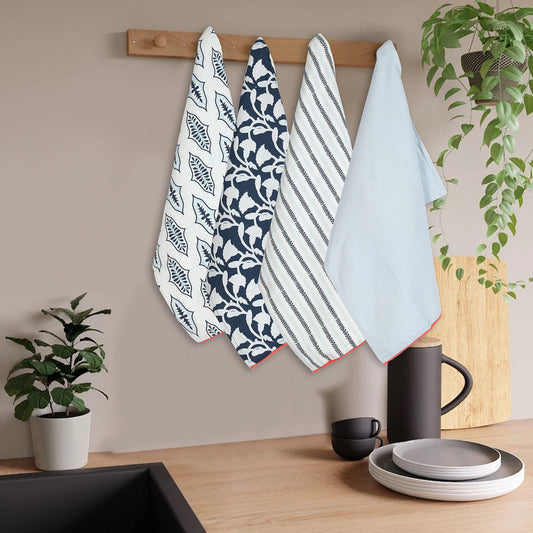 Dish Towels for Kitchen Tea Towels for Gifting Bar Towels for Kitchen Towels Hand Printed Dish Cloths