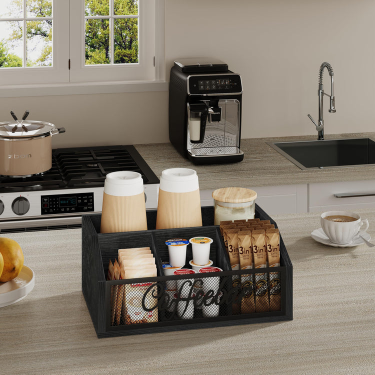 Coffee Station Organizer for Countertop