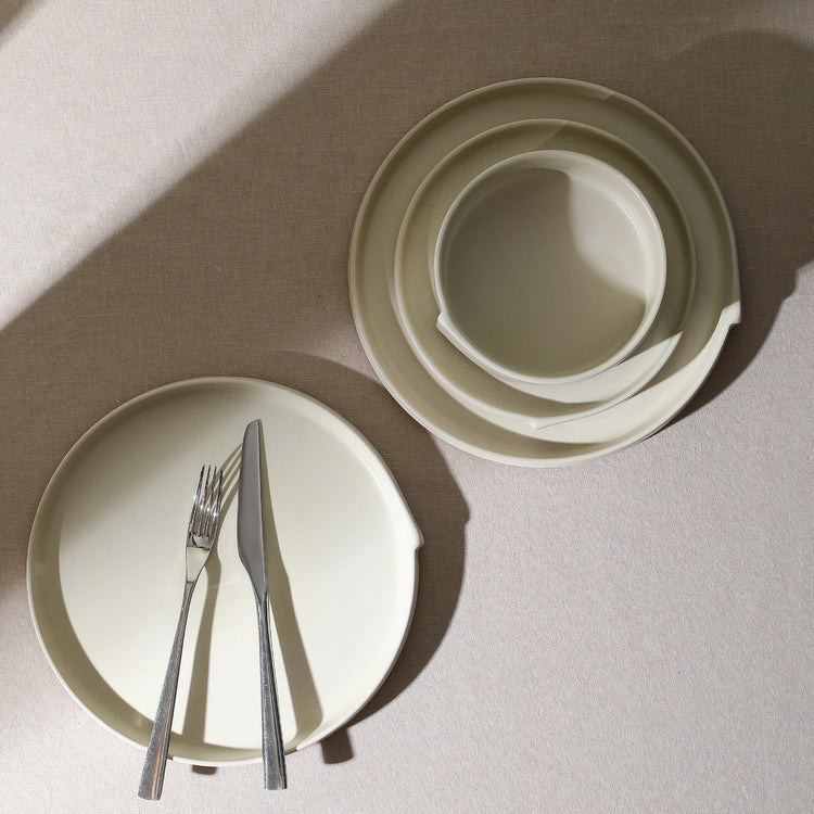 Bao 4 Piece Salad Plate Set Stoneware
