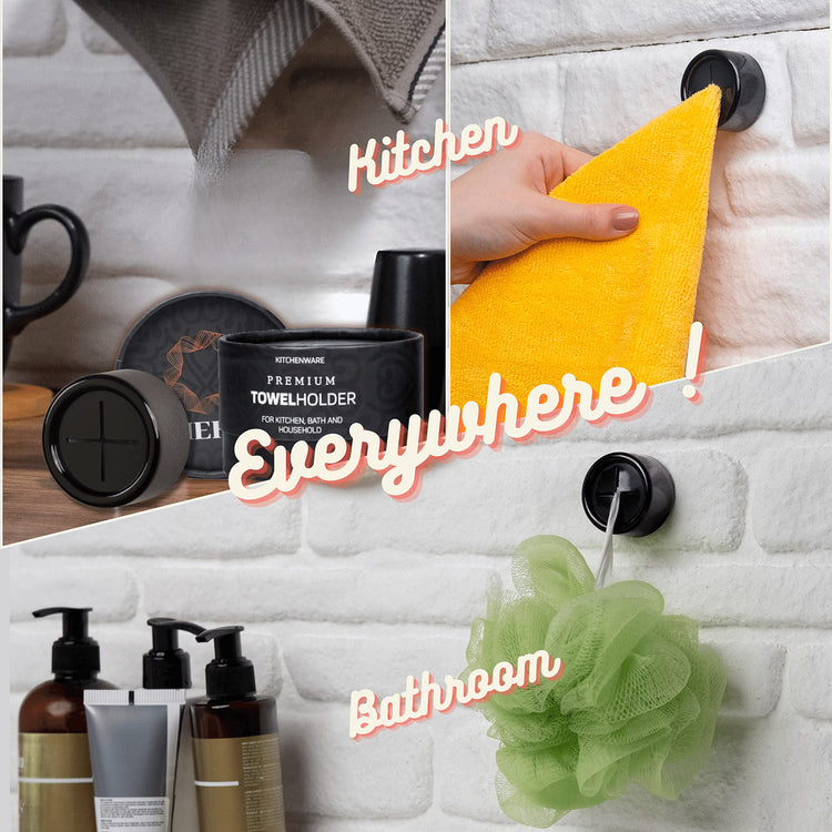 Kitchen Towel Hooks (8 Count)