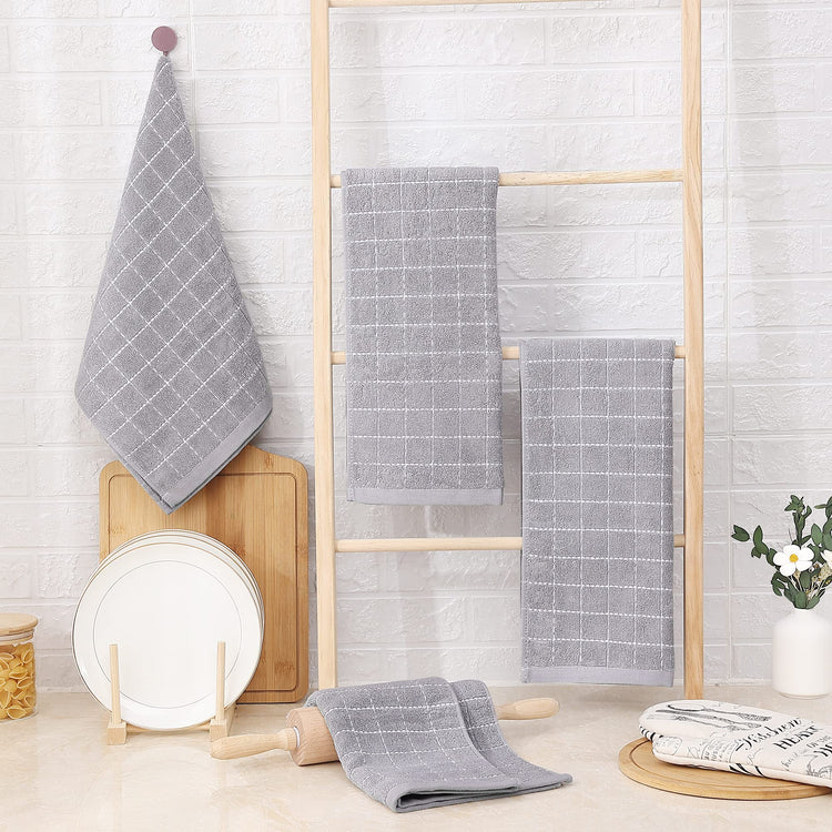 100% Cotton Terry Kitchen Towels (4 Count)