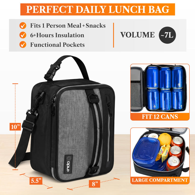 Insulated Lunch Bag for Men Women Kids