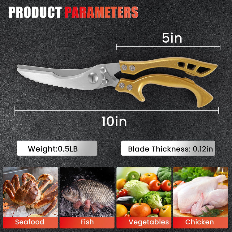 Heavy Duty Kitchen Poultry Shears