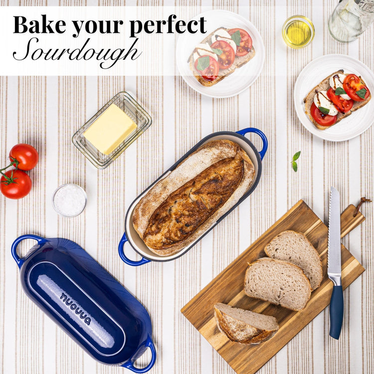 Enamelled Cast Iron Bread Loaf Pot