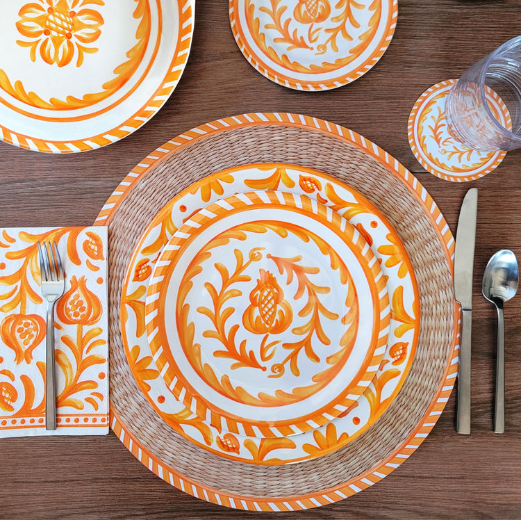 Luxury Melamine 18 Piece Dinnerwear Set
