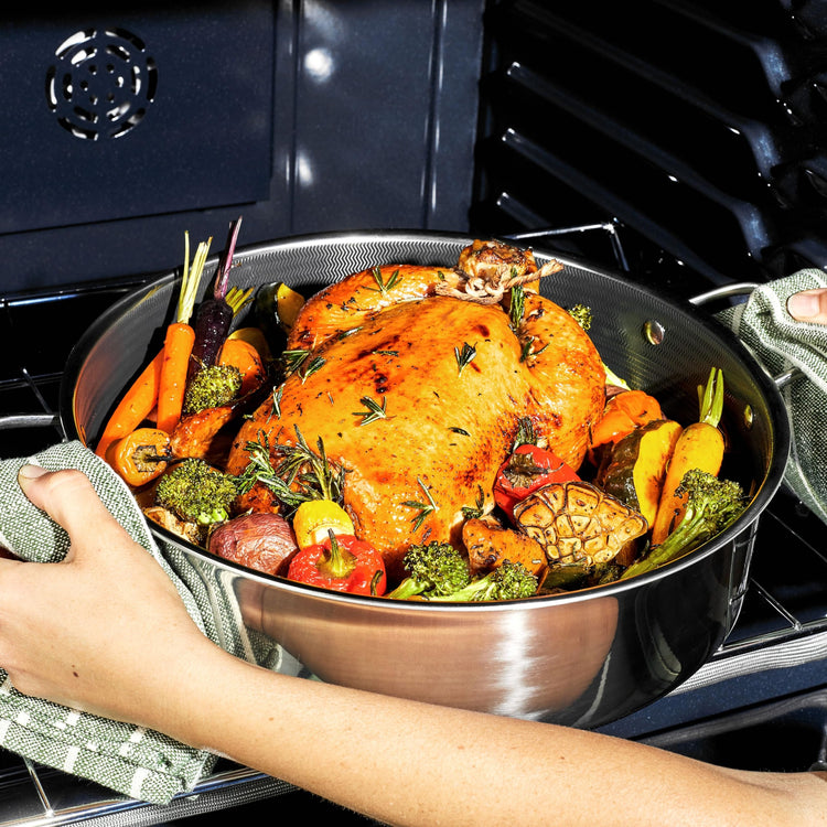 7 Qt Hybrid Nonstick Sauté Pan with Lid