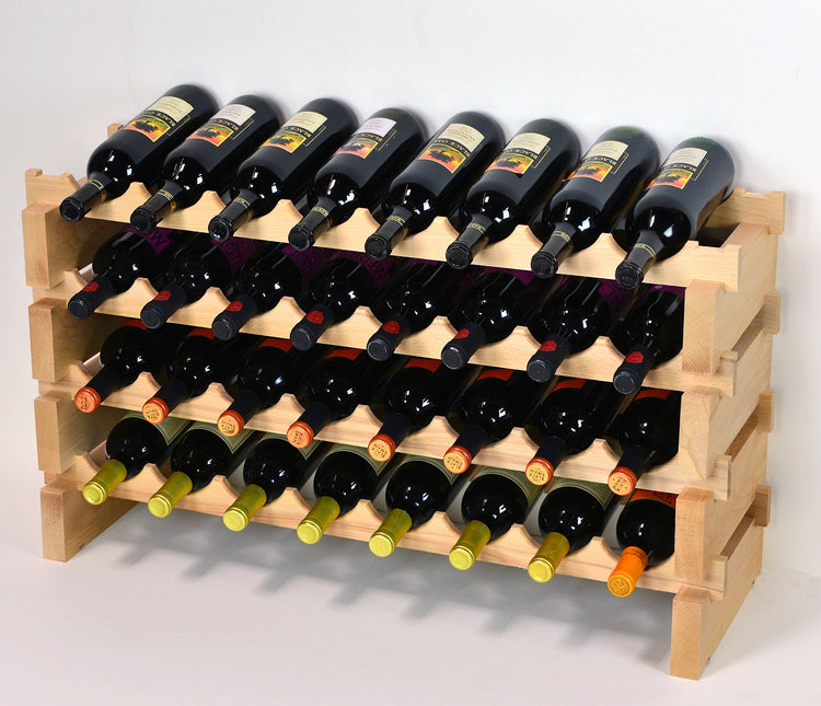 Modular Wine Rack Beechwood 32