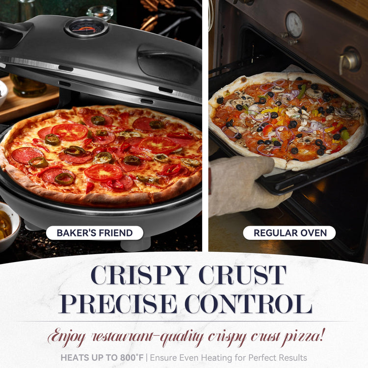 Electric Pizza Oven Indoor Countertop
