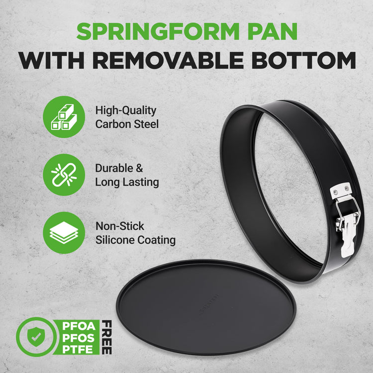 9 Inch Nonstick Cheesecake Springform Cake Pan