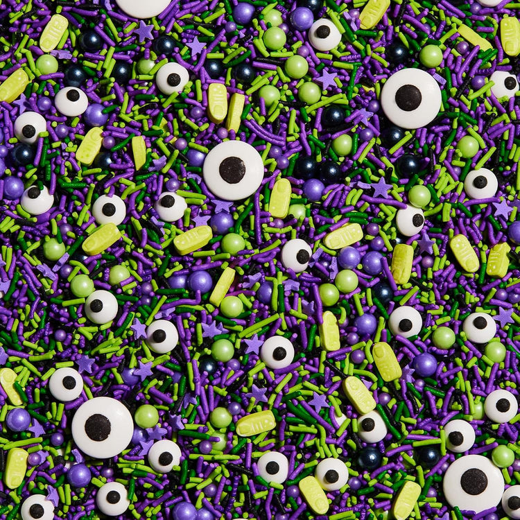 Fancy Sprinkles Limited Edition Halloween Buga-Boo Sprinkles Dessert Decorating, For Ice Cream, Cookies, Cakes and Cupcakes (0.25c)
