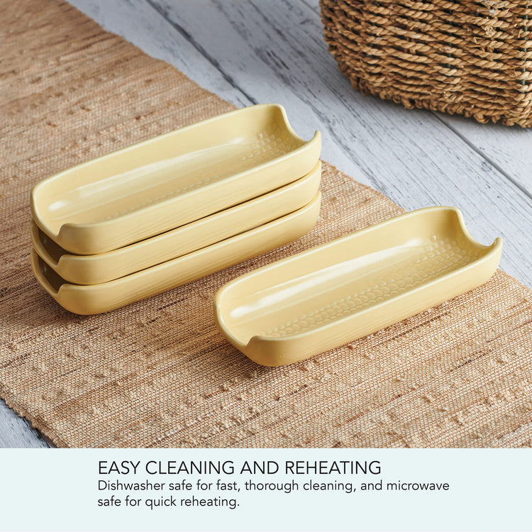 Callie Yellow Corn Dishes Set of 4 (4 Count)