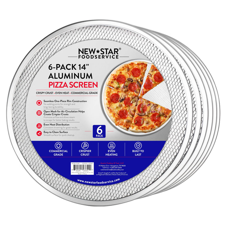 Restaurant Grade Seamless Aluminum Pizza Baking Screen