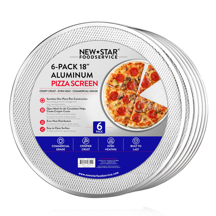 Restaurant Grade Seamless Aluminum Pizza Baking Screen