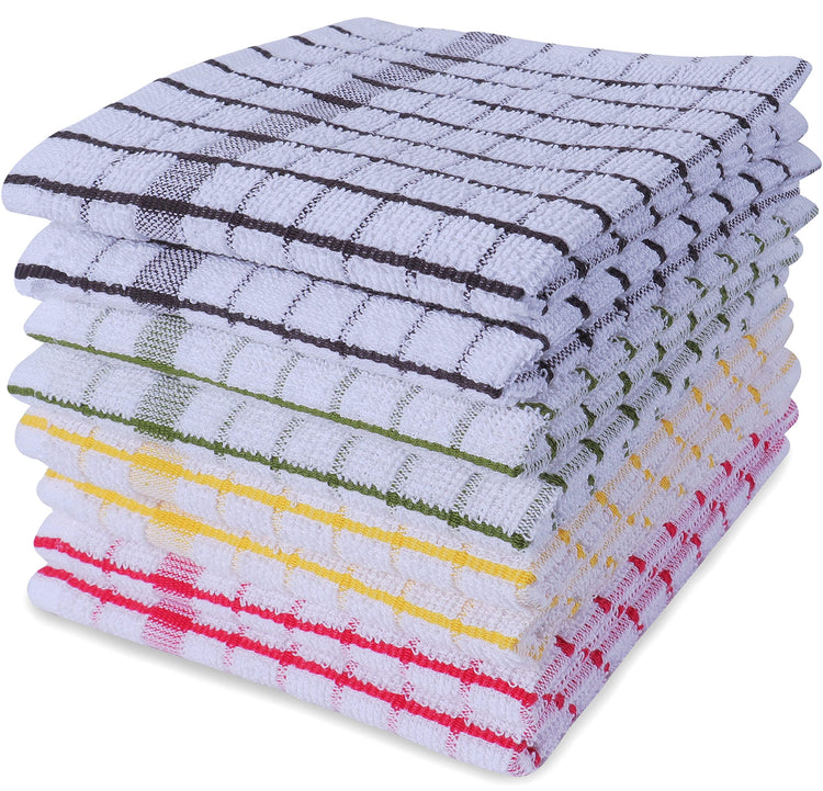 Kitchen Dish Cloths Set of 8 (8 Count)