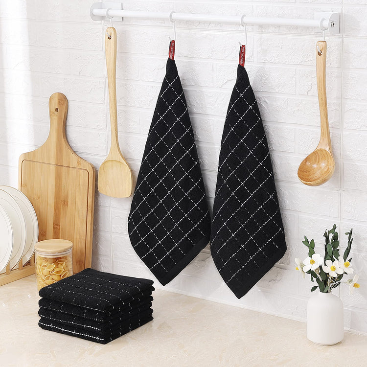 100% Cotton Terry Kitchen Dish Cloths (12 Count)