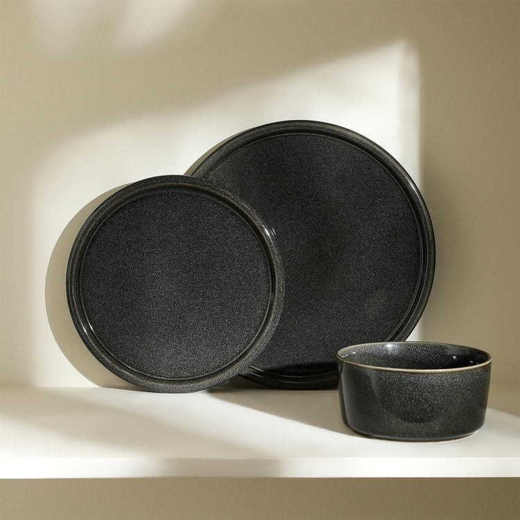 Eden 4 Piece Dinner Plate Set Stoneware