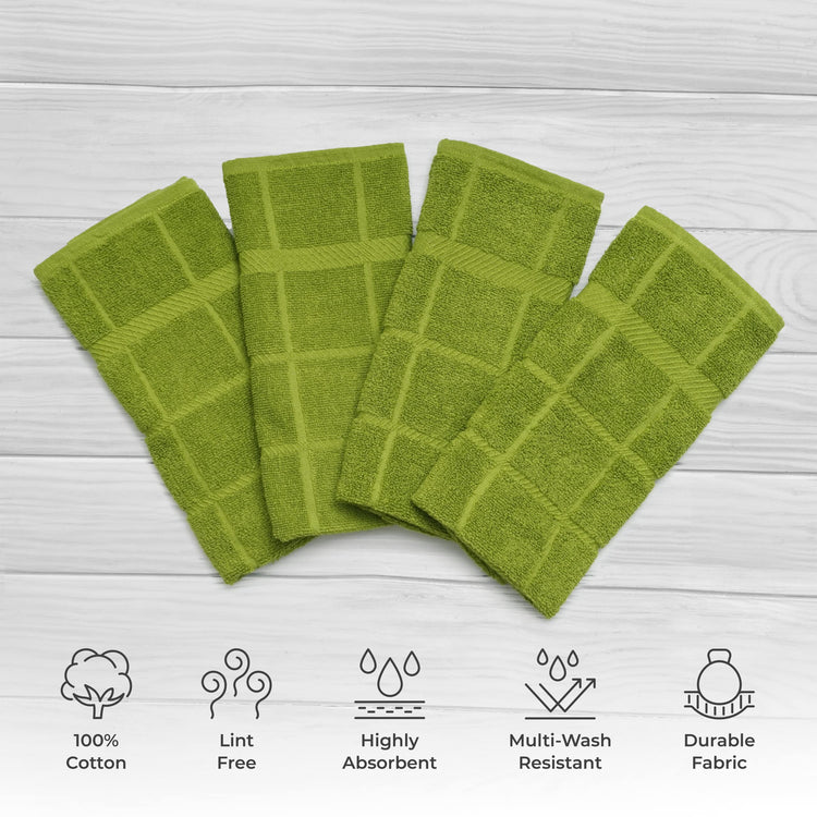 100% Cotton Terry Dish Towels (4 Count)