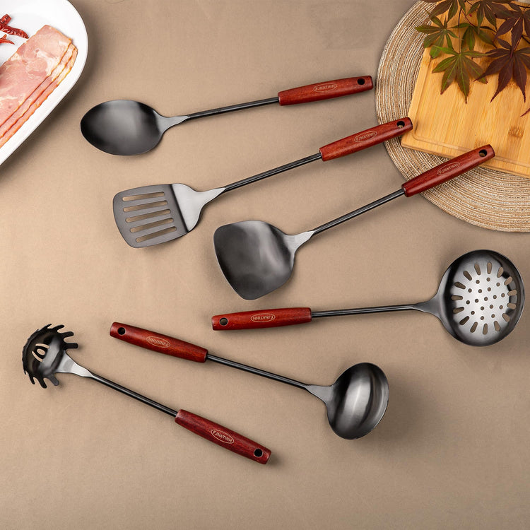 304 Stainless Steel Kitchen Utensil Sets (6 Count)
