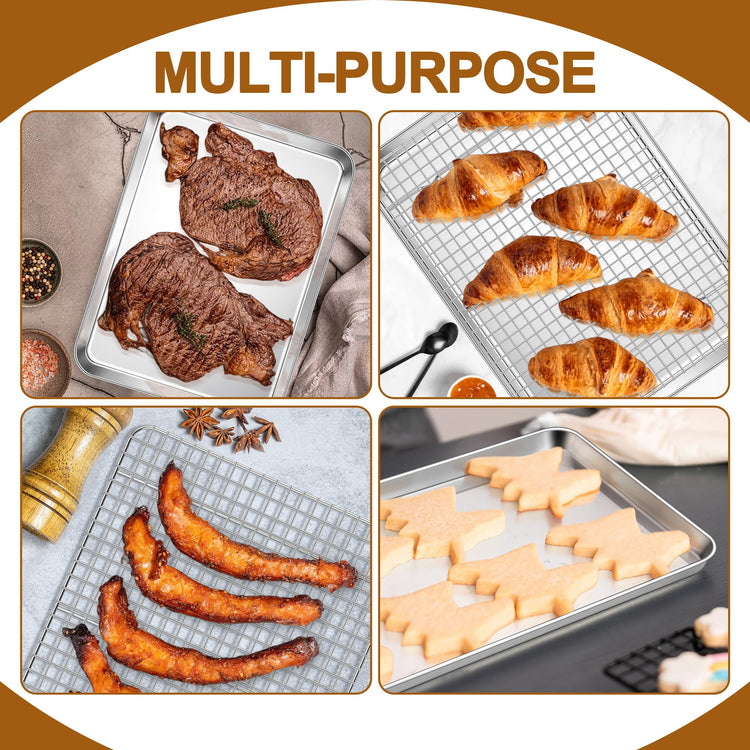 Baking Sheet with Wire Rack Set (2 Count)