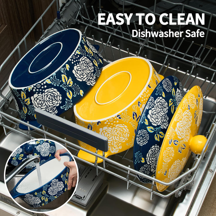 Ceramic Casserole Dish With Lid