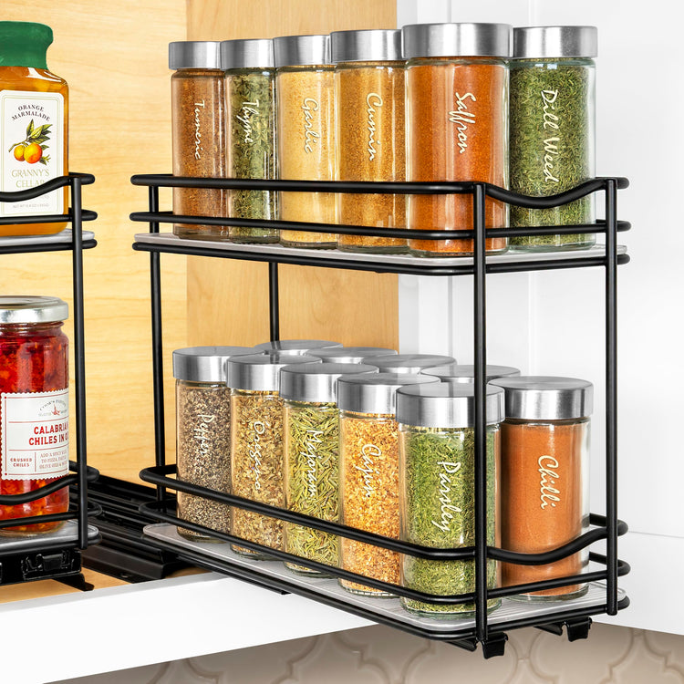 Pull Out Spice Organization for Cabinets