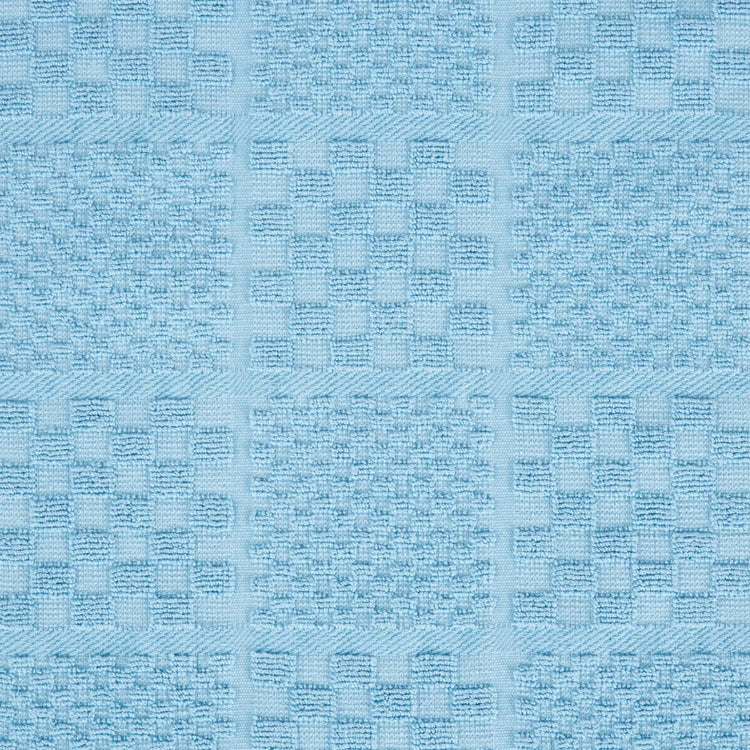 KitchenAid Quilted Cotton Terry Cloth Oven Mitt, Pot Holder Heat Resistant, 16"x26", 7"x13" & 7"x10", Blue Velvet