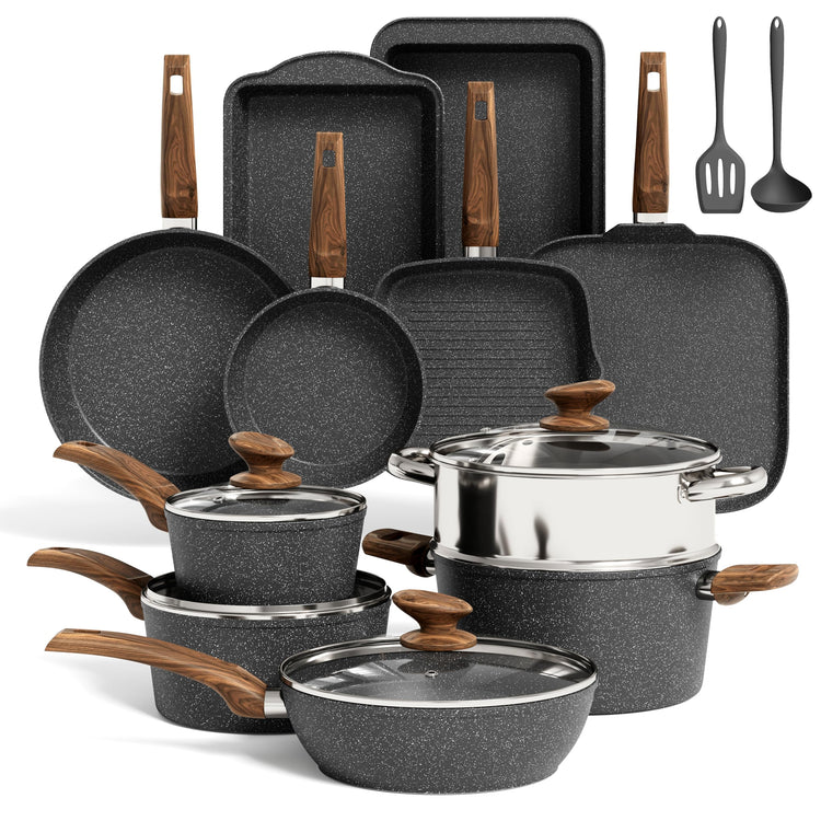 17Pcs Pots and Pans Set
