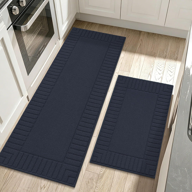 Kitchen Rugs Non Slip Washable 2PCS (6.25 Sq Ft)