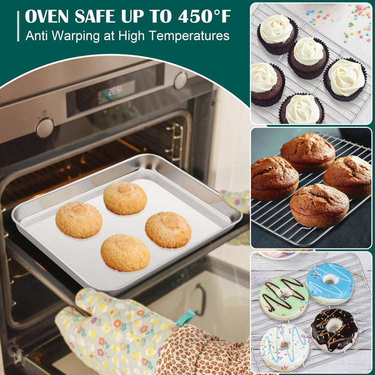 Small Baking Sheet with Wire Rack (2 Count)