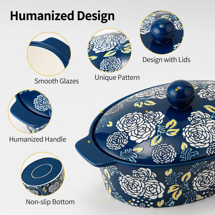 Ceramic Casserole Dish With Lid