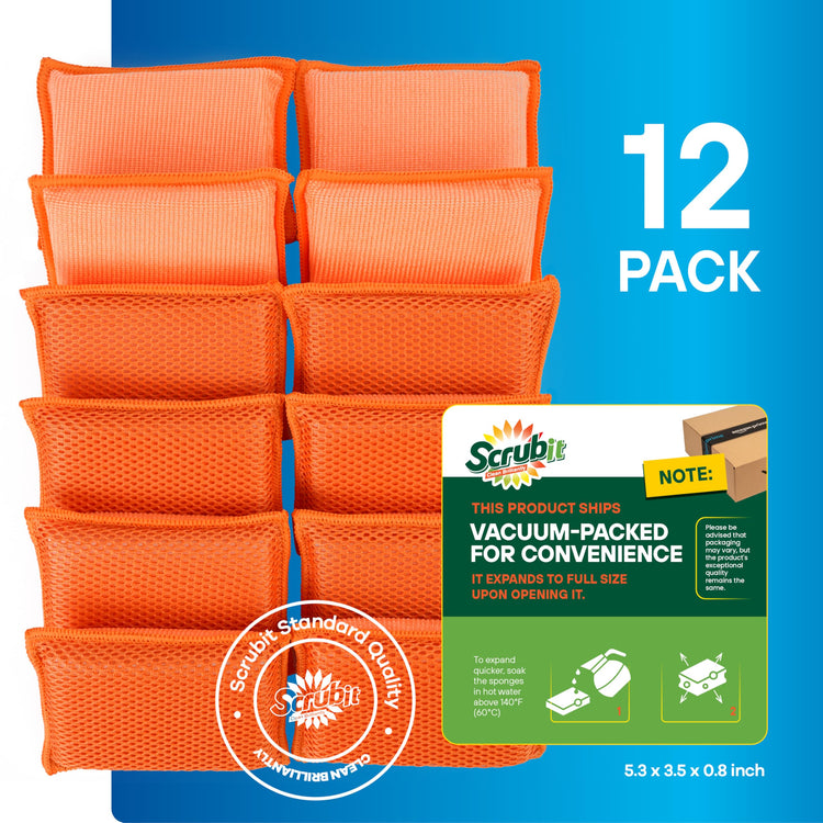 Reusable Sponges for Dishes (12 Count)