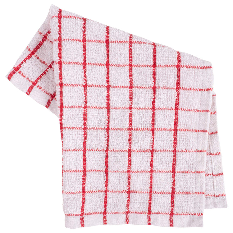 Pantry 100% Cotton Checkered Grid Dish Cloths (6 Count)