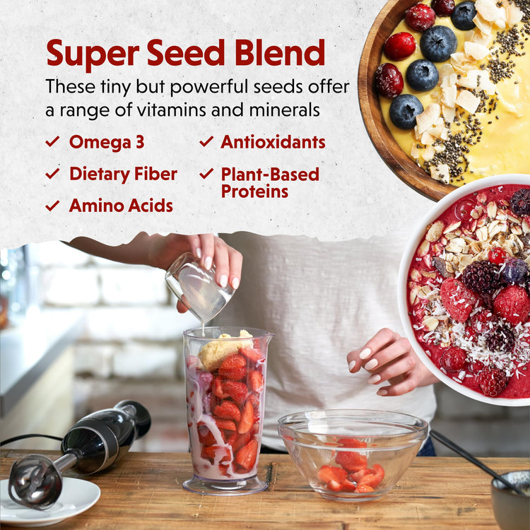 Organic Flax Chia Coconut Seed Blend with 2 (12 Ounce)