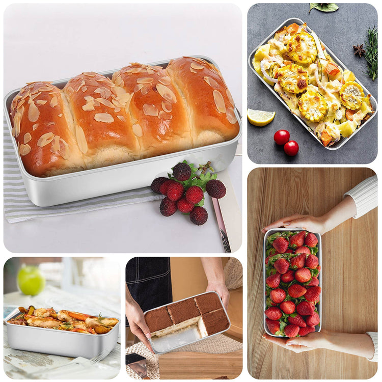 9 Pack Loaf Pans for Baking 9x5Inch (7.78 Count)