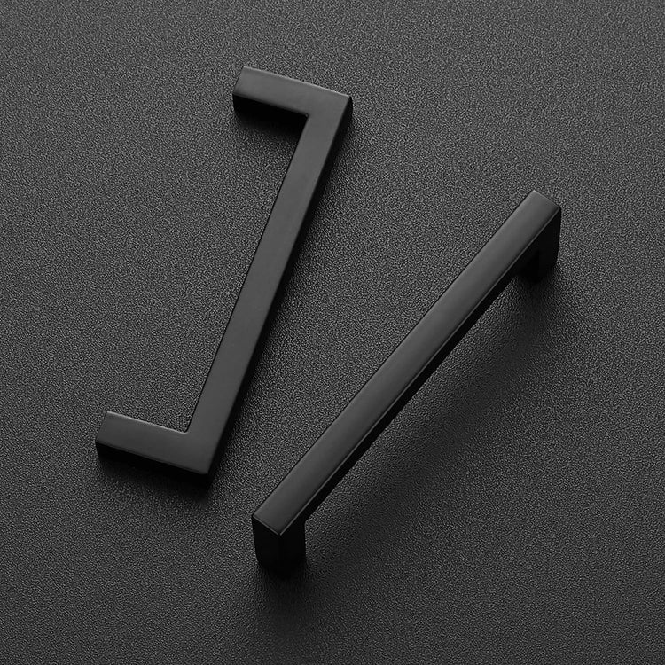 Ravinte 50 Pack Solid 3-3/4 Inch Center to Center Slim Square Bar Drawer Handles Kitchen Cabinet Handles Black Drawer Pulls Kitchen Cabinet Hardware Kitchen Handles Matte Black Cabinet Pulls