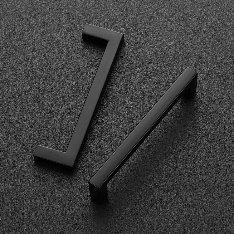 Matte Black Cabinet Handles Solid Cabinet Pulls 3 (5 Count)