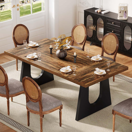 70.86" Rectangular Dining Table for 6
