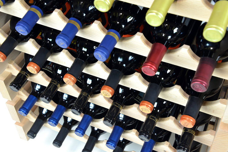 Modular Wine Rack Beechwood 24