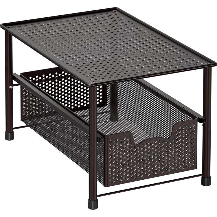 Stackable Under Sink Sliding Basket Drawer