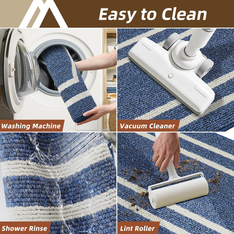 Long Kitchen Floor Mats and Rugs Non Slip Washable