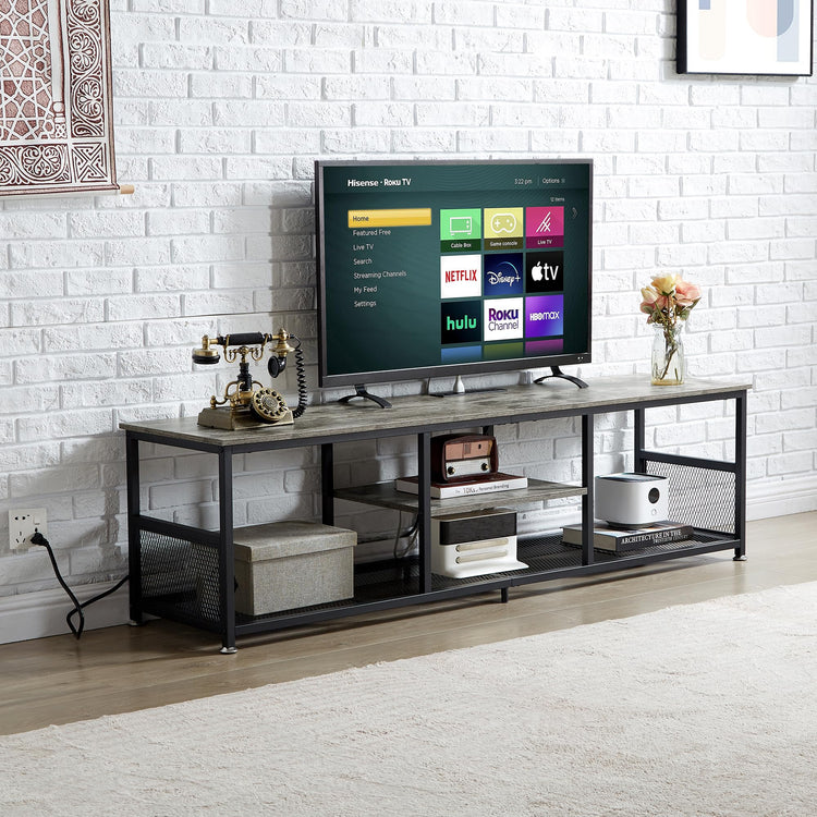 TV Stand with Power Outlets for Televisions up to 80Inch