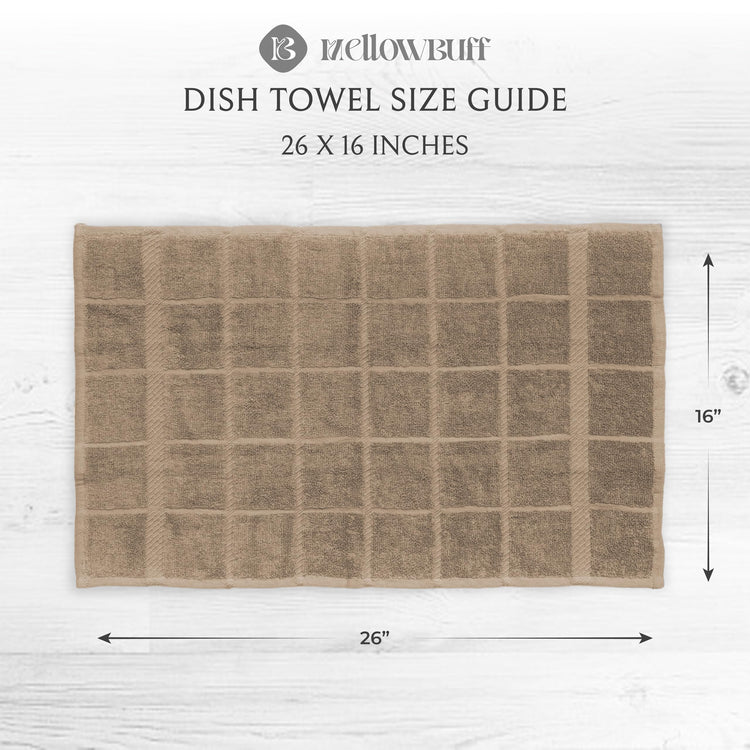 100% Cotton Terry Dish Towels (4 Count)
