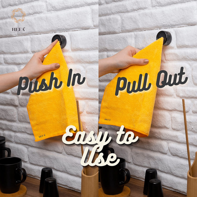 Self Adhesive Dish Towel Holder Hooks (4 Count)