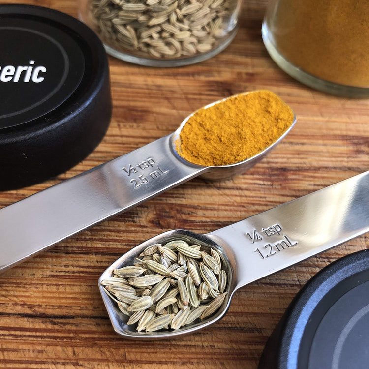 Stainless Steel Double Sided Measuring Spoon